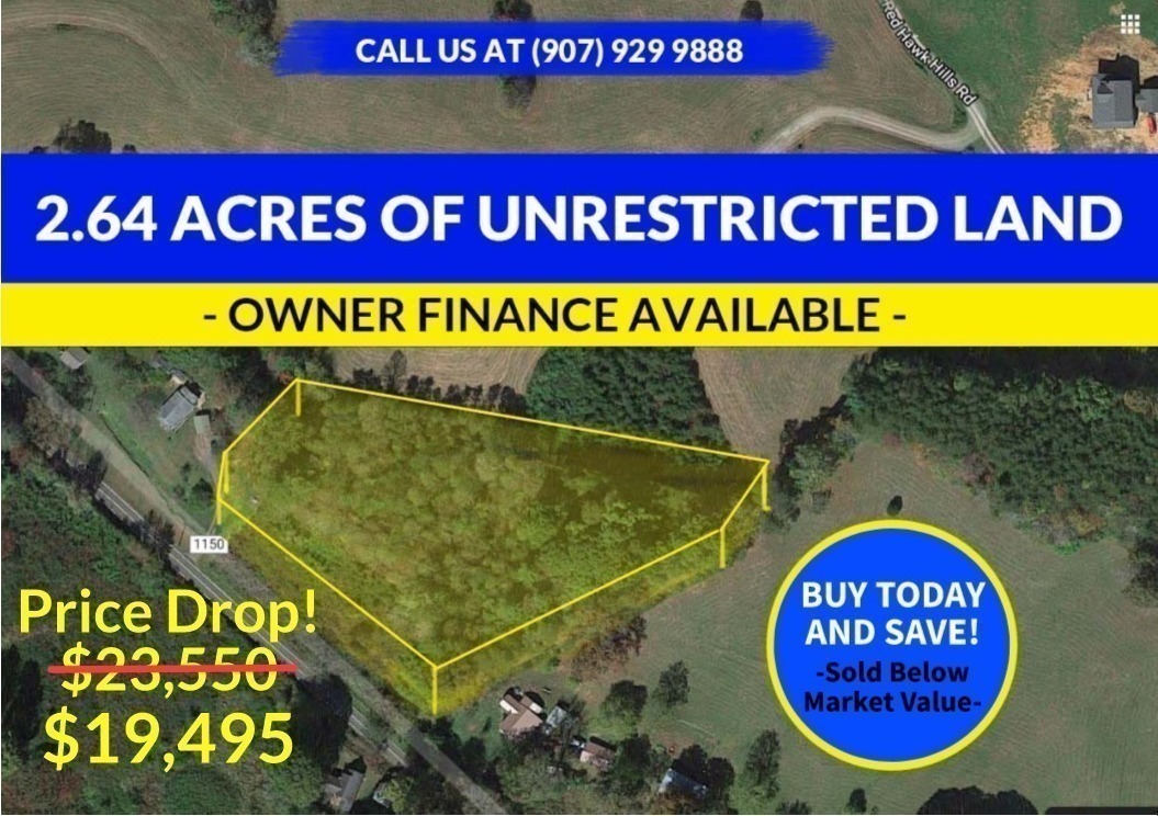2.64 Acres UNRESTRICTED LAND FOR SALE on Candy Mountain Road, Murphy